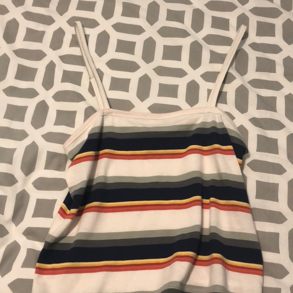striped tank top